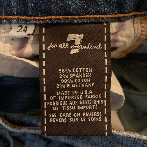 7 For All Mankind distressed jeans - Picture 3 of 5